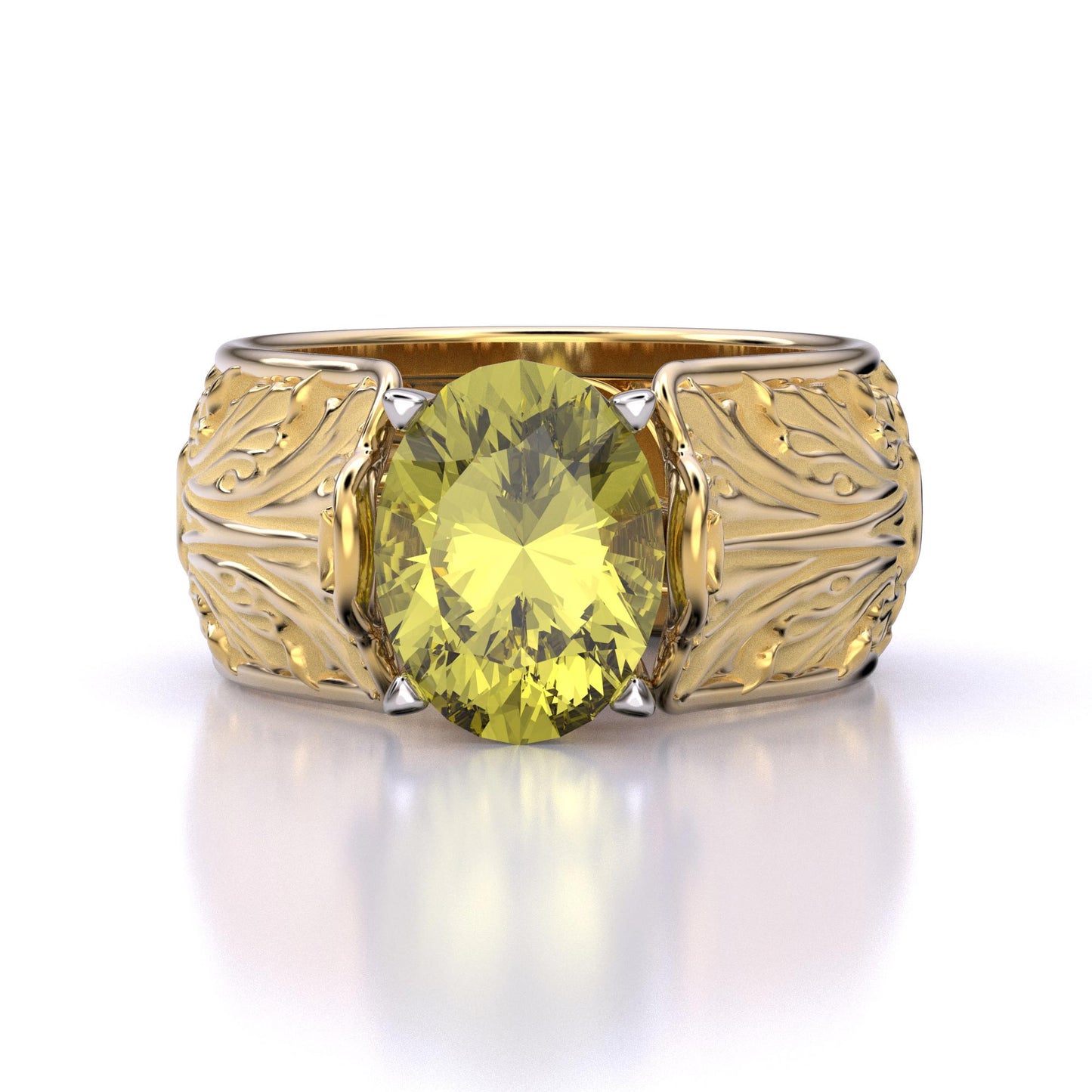 2/4 payment Reserved for Alisa 14k Yellow Gold Ring, Turkish Color Change Diaspore
