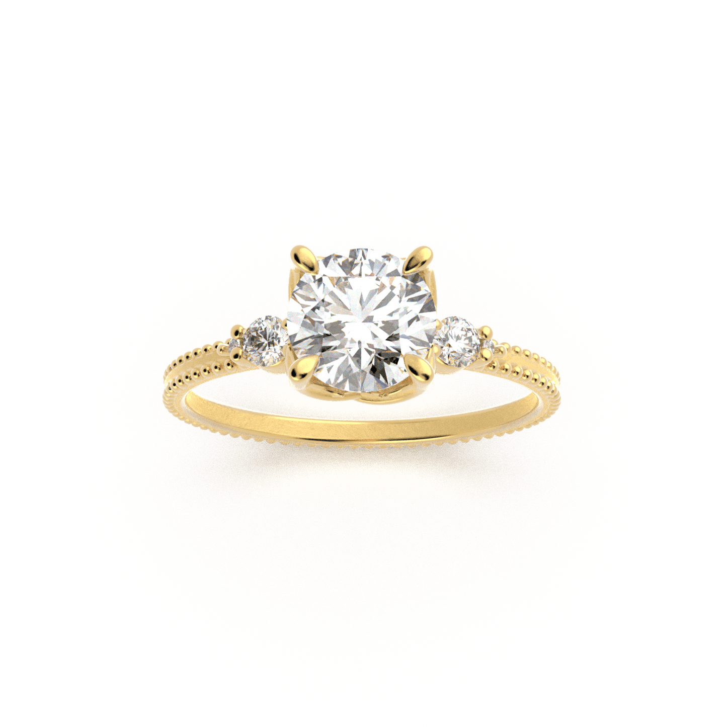 Italian Diamond Engagement Ring - Amore Collection