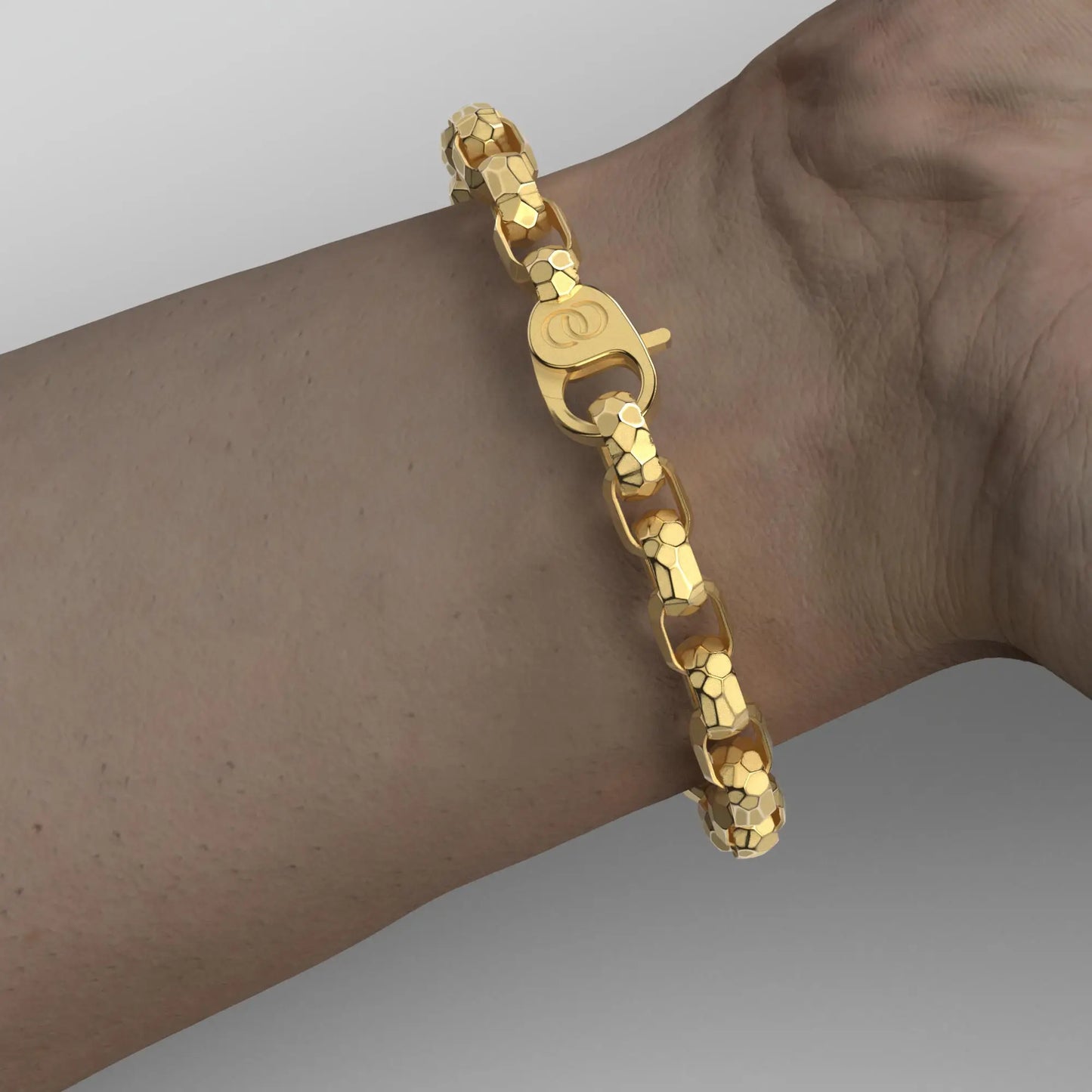 Men's Gold Bracelet Made in Italy