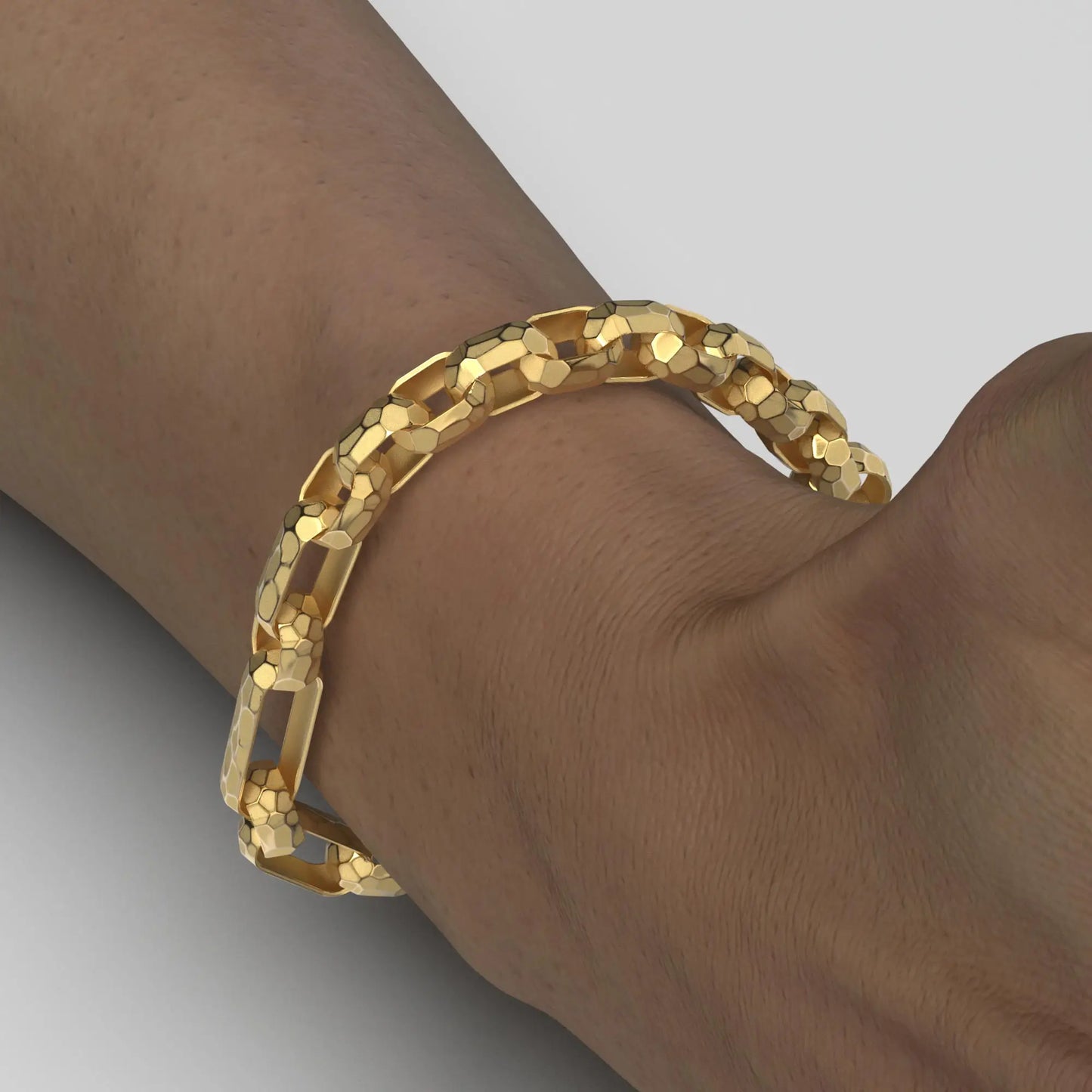 Men's Gold Bracelet Made in Italy