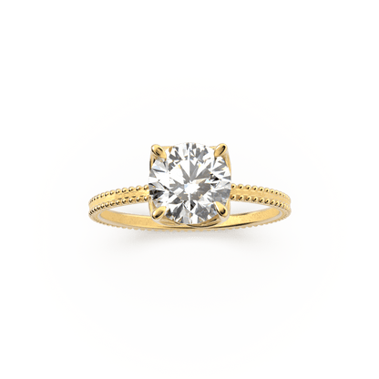 Amore Solitaire Engagement Ring - Round Cut Diamond