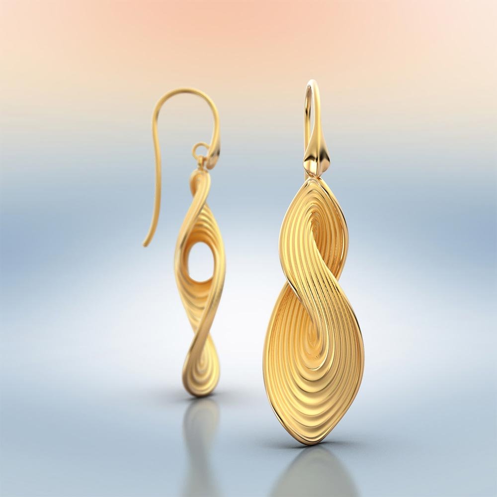 Italian Design Dangle drop earrings - Oltremare Gioielli