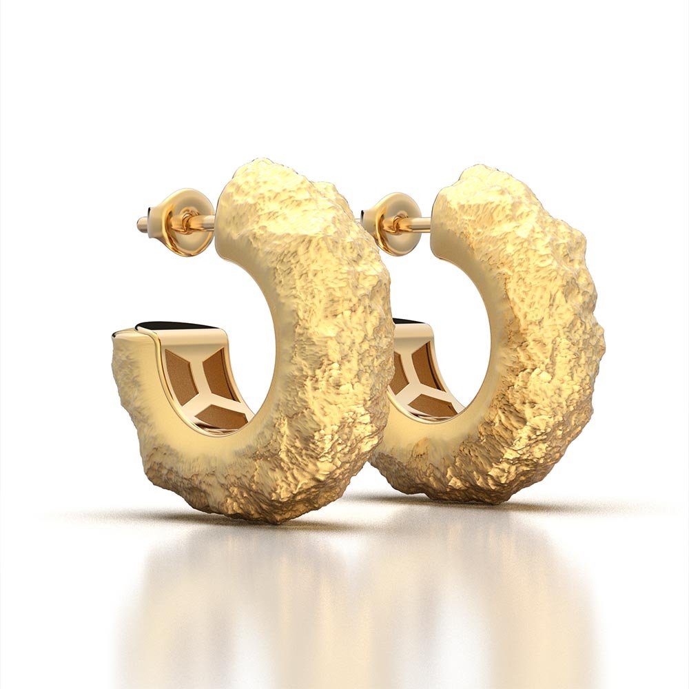 Open Hoop Earrings Made in Italy - Oltremare Gioielli