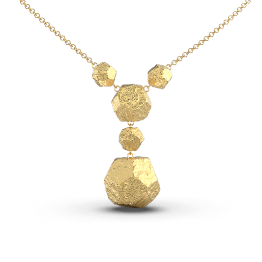 Italian Gold Y Necklace - Oltremare Gioielli