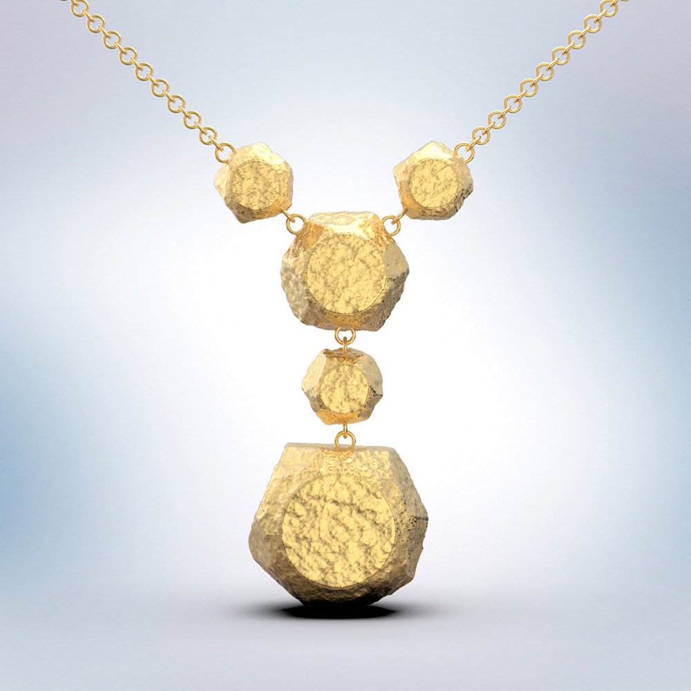 Italian Gold Y Necklace - Oltremare Gioielli