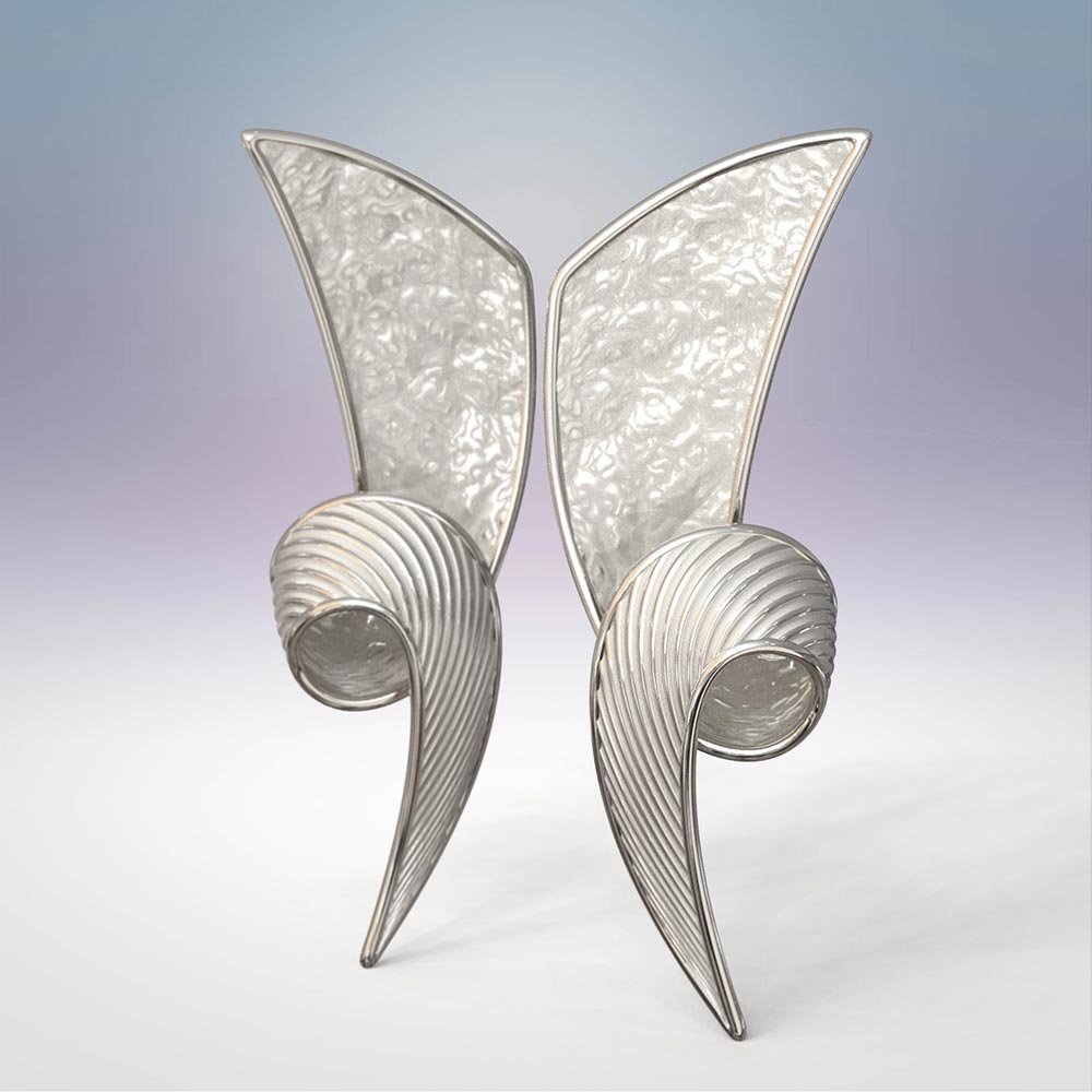 Contemporary Gold Earrings Made in Italy - Oltremare Gioielli