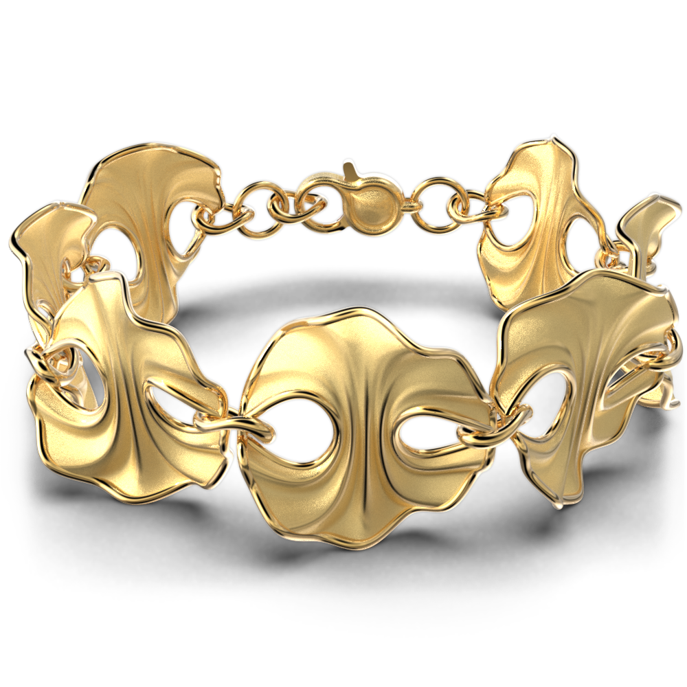 Marine Link Gold Bracelet - Oltremare Gioielli