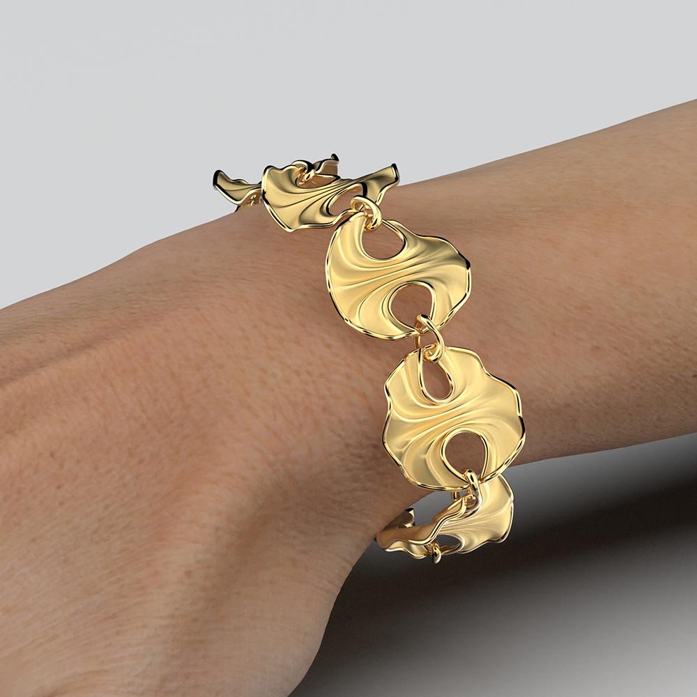 Marine Link Gold Bracelet - Oltremare Gioielli