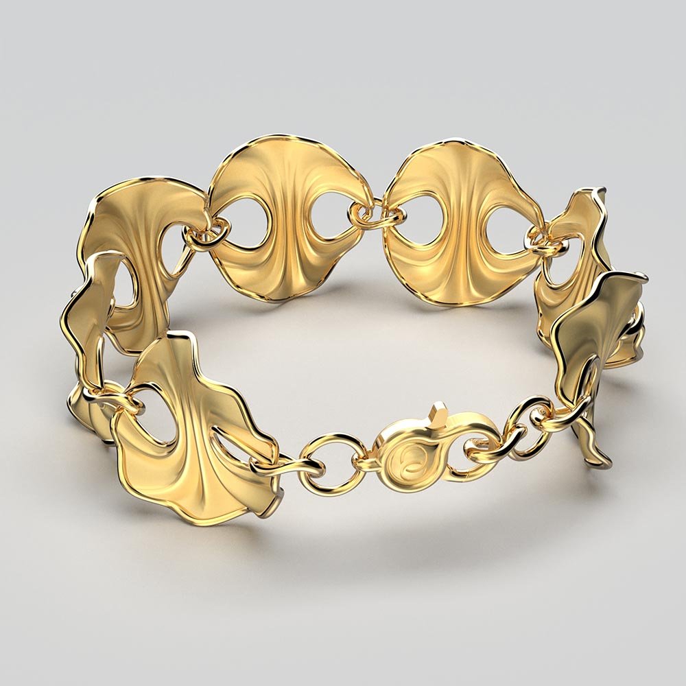 Marine Link Gold Bracelet - Oltremare Gioielli