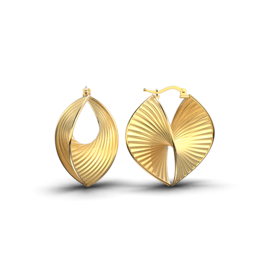 Stylish Hoop Earrings Made in Italy - Oltremare Gioielli